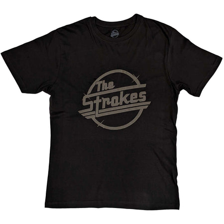 The Strokes - OG Magna Hi Build Logo - Black t-shirt