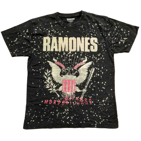 Ramones - Eagle Dip Dye - Black  t-shirt