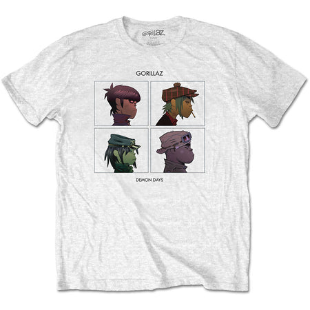 Gorillaz - Demon Days - White t-shirt