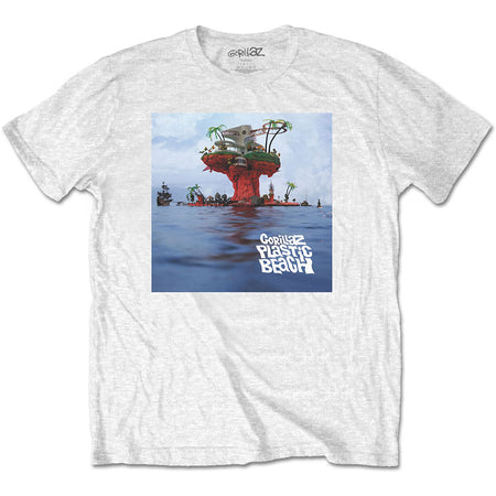 Gorillaz - Plastic Beach - White t-shirt