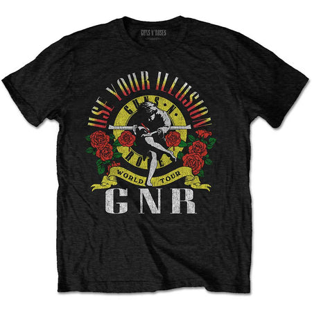 Guns N Roses - UYI World Tour- Black T-shirt