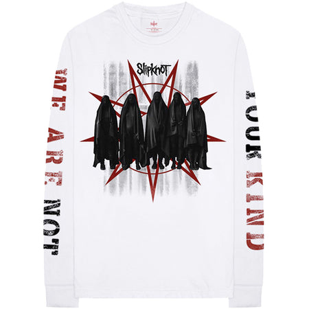 Slipknot  - Shrouded Group-Not Your Kind-Longsleeve White t-shirt