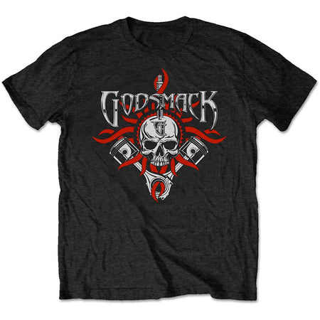 Godsmack - Chrome Piston - Black t-shirt