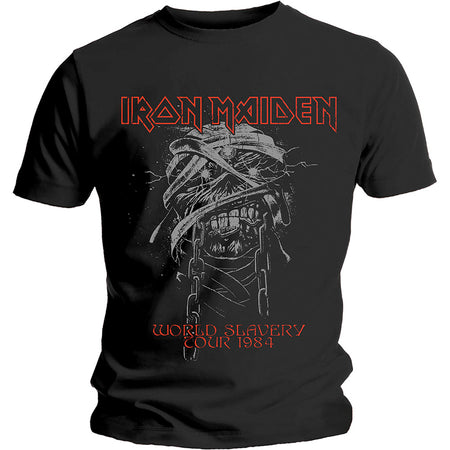 Iron Maiden - World Slavery 1984 Tour - Black t-shirt