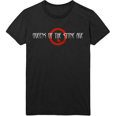 Queens Of The Stone Age - Text Logo - Black t-shirt