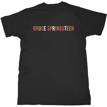 Bruce Springsteen - Logo - Black T-shirt