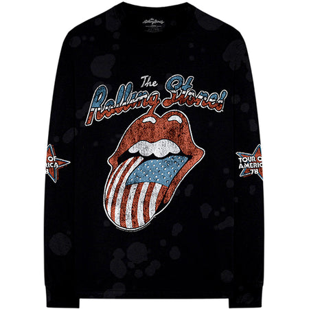 The Rolling Stones - US Tour 1978 - Longsleeve Black T-shirt