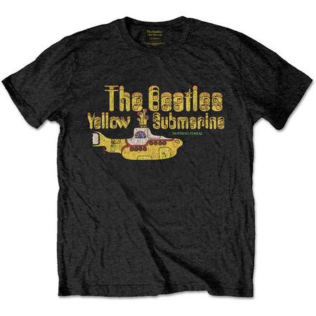 The Beatles - Yellow Submarine-Nothing Is Real - Black t-shirt
