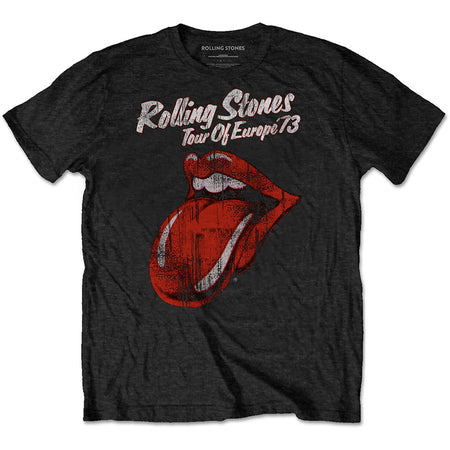 The Rolling Stones - 73 Tour - Black  T-shirt