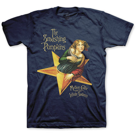 Smashing Pumpkins - Mellon Collie - Navy Blue t-shirt