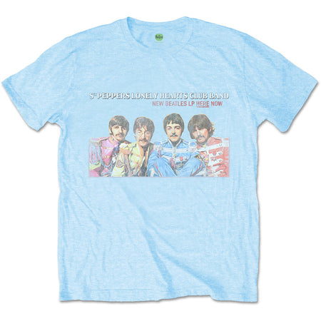 The Beatles - Here Now-Sgt Pepper - Light Blue t-shirt