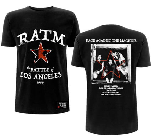 Rage Against The Machine - Battle Star - Black t-shirt