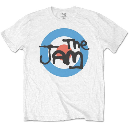 The Jam - Mod Target Logo - White t-shirt