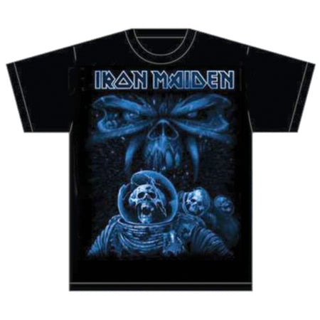 Iron Maiden - Final Frontier-Blue Album Spaceman - Black T-shirt