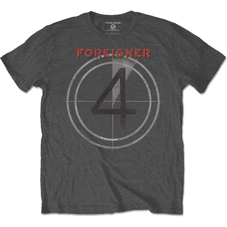Foreigner - 4 - Charcoal Grey T-shirt
