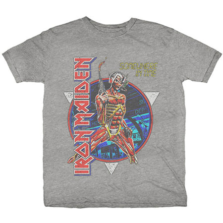 Iron Maiden - Somewhere In Time - Heather Grey T-shirt