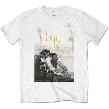 Lady Gaga - A Star Is Born-Jack and Ally - White  T-shirt