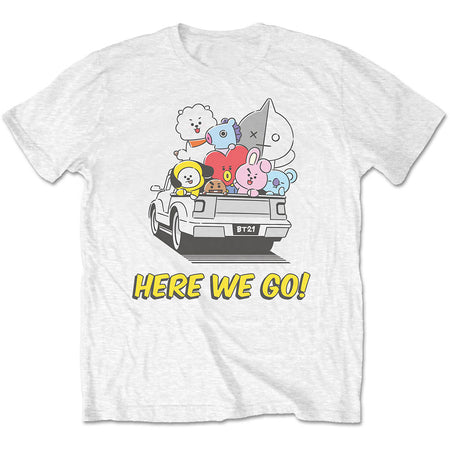 BT21 - Here We Go - White T-shirt