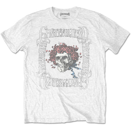 Grateful Dead - Bertha With Logo Box - White T-shirt