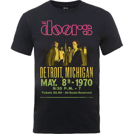 The Doors - Gradient Show Poster Design - Black t-shirt
