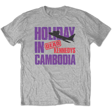 Dead Kennedys - Holiday Plane - Heather Grey t-shirt