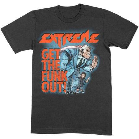 Extreme - Get The Funk Out Bouncer - Black t-shirt