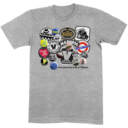 Madness - Everyone Loves A Bit - Grey t-shirt