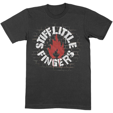 Stiff Little Fingers - Wall - Black t-shirt