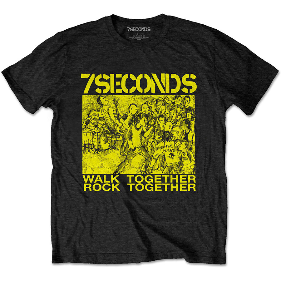 7 Seconds - Walk Together Rock Together - Black t-shirt