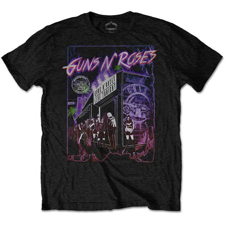 Guns N Roses - Sunset Boulevard - Black T-shirt