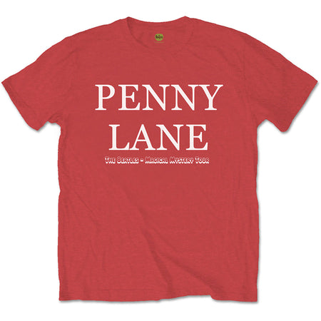 The Beatles - Penny Lane - Red t-shirt