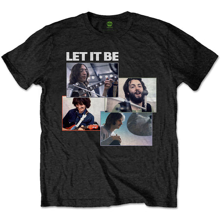 The Beatles - Let It Be Recording Shots - Black t-shirt