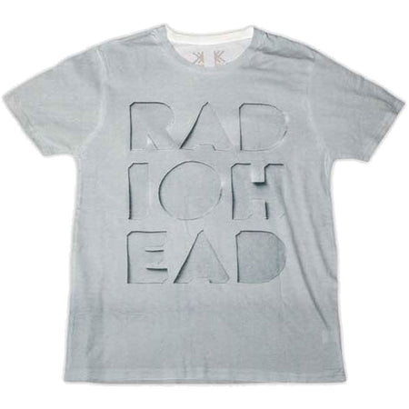 Radiohead - Notepad ( Cut out ) - Grey 100% Organic Cotton t-shirt