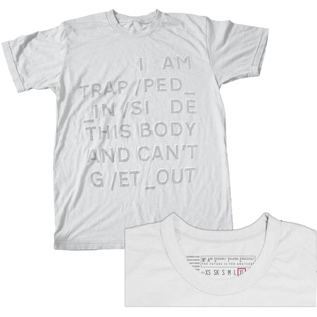 Radiohead - Trapped - White 100% Organic Cotton t-shirt