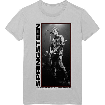 Bruce Springsteen - Wintergarden Photo - Grey T-shirt