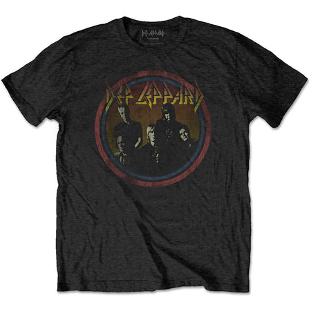 Def Leppard - Vintage Circle - Black t-shirt