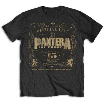 Pantera - 101 Proof - Black T-shirt