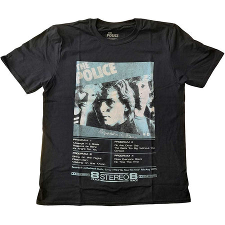 The Police - Reggatte 8 Track - Black T-shirt
