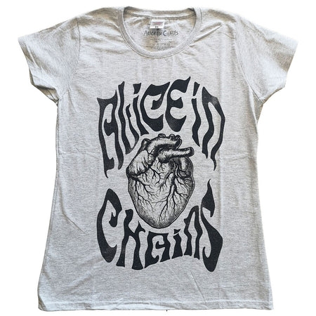 Alice In Chains - Transplant - Ladies Heather Grey T-shirt