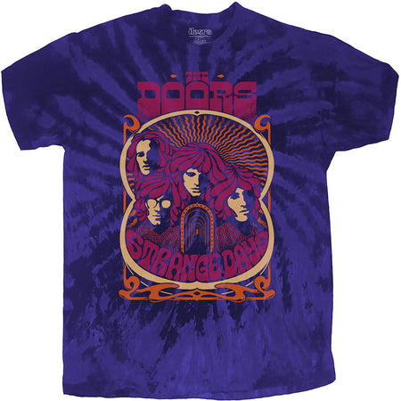 The Doors - Strange Days Dip Dye - Blue t-shirt