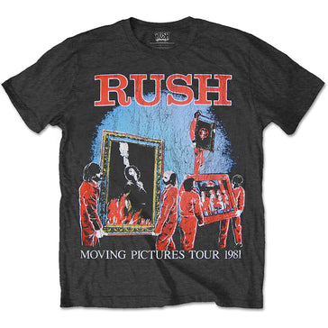 Rush - 1981 Tour - Black T-shirt