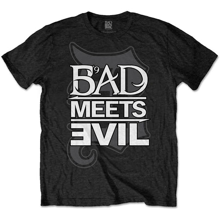 Eminem-Bad Meets Evil - Logo - Black t-shirt