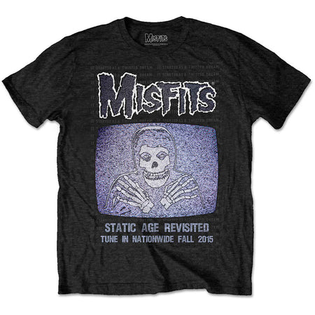 Misfits - Static - Black t-shirt