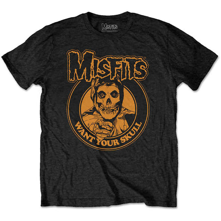 Misfits - Want Your Skull - Black t-shirt