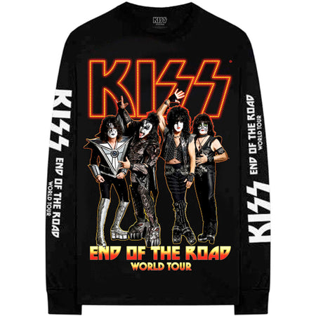 Kiss - End Of The Road World Tour - Longsleeve Black t-shirt