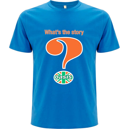 Oasis - Question Mark - Blue t-shirt