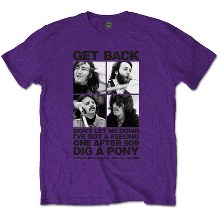 The Beatles - 3 Savile Row - Purple T-shirt