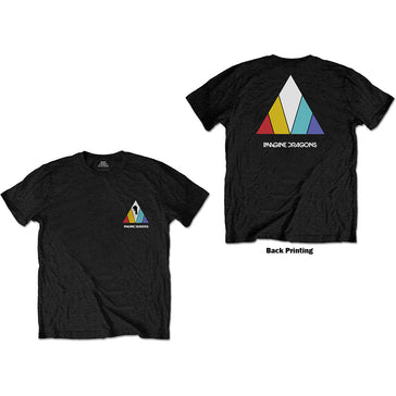Imagine Dragons - Evolve Logo with Backprint - Black t-shirt