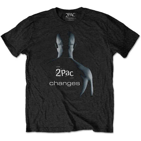 Tupac Shakur - 2pac-Changes - Black t-shirt