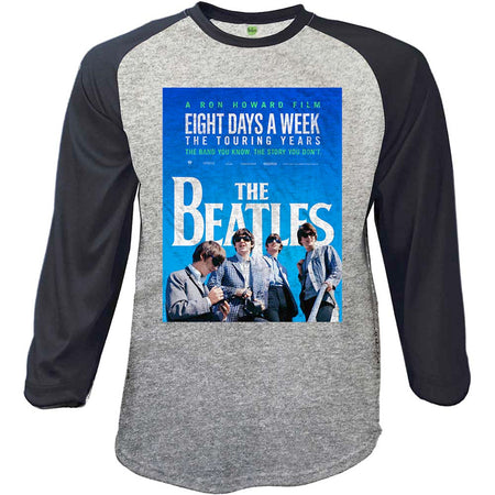 The Beatles - 8 Days A Week Movie Poster - Raglan Baseball Jersey T-shirt